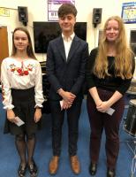 The prize winners on the local round of the Young Musician competition.